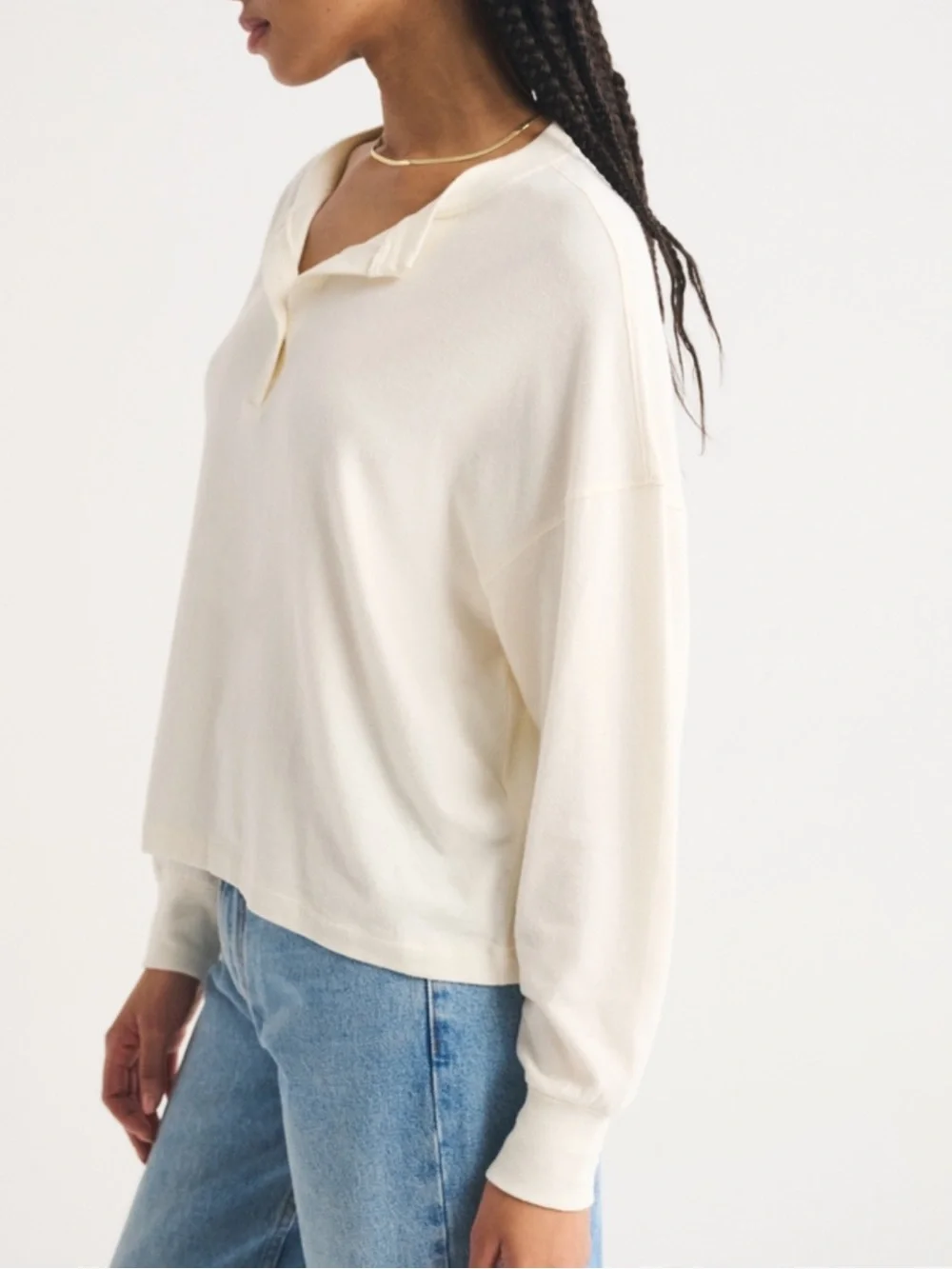 Abercrombie & Fitch - Cloud Soft Lounge Collection Henley - Picture 4 of 9